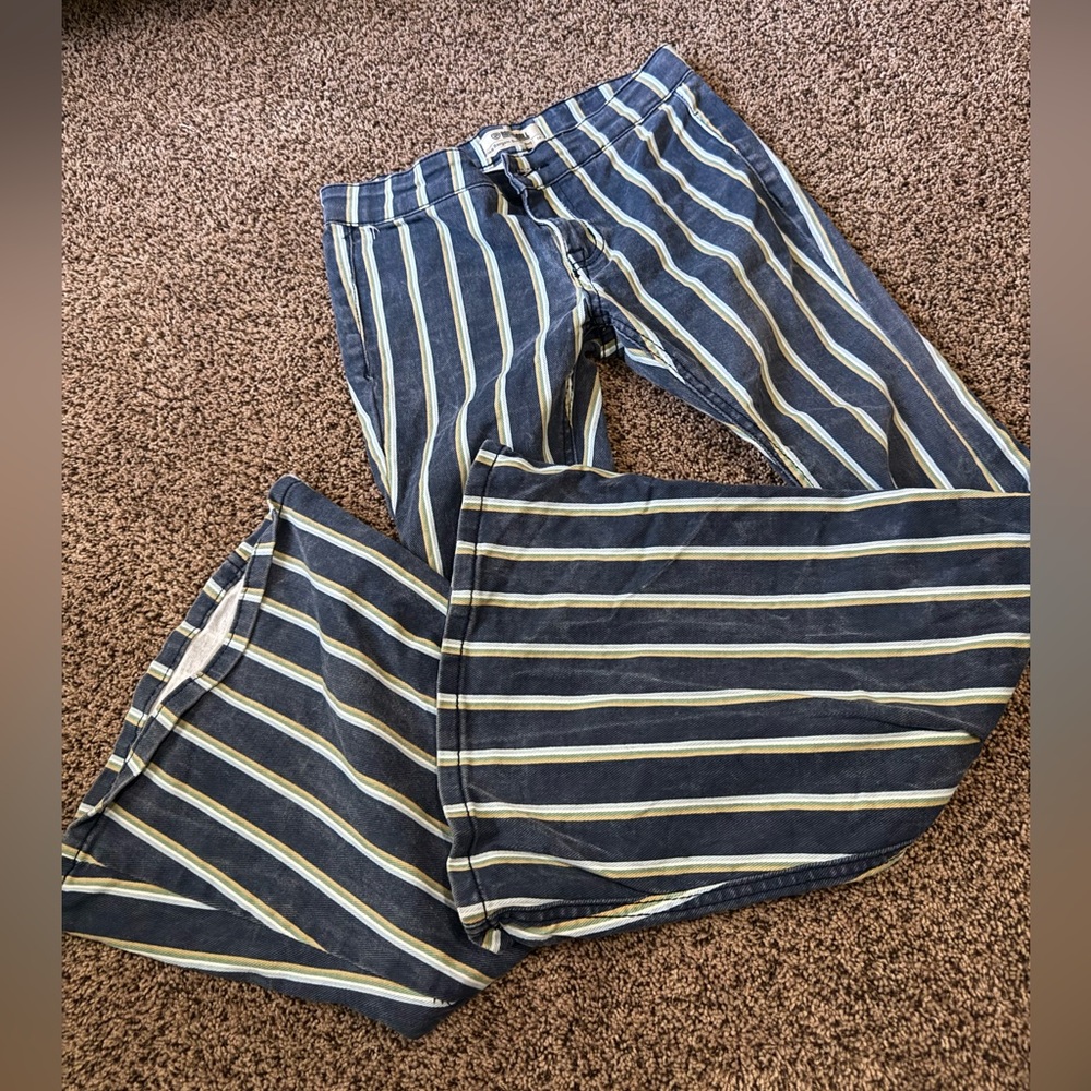 Girls rock and roll cowgirl denim bell bottoms size 14